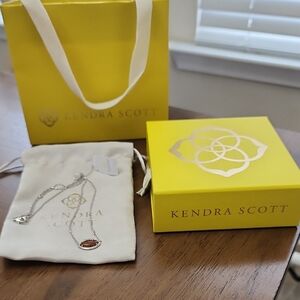 Kendra Scott Football Necklace